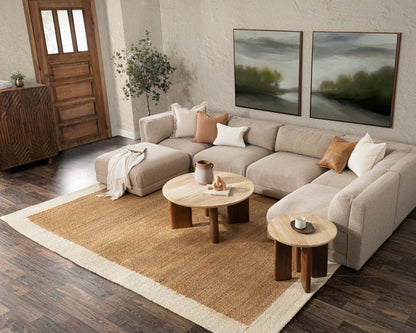 Idella - Travertine Round Table