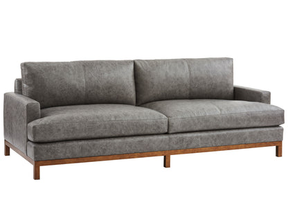 Barclay Butera Upholstery - Horizon Sofa With Light Brown Base