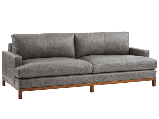 Barclay Butera Upholstery - Horizon Sofa With Light Brown Base