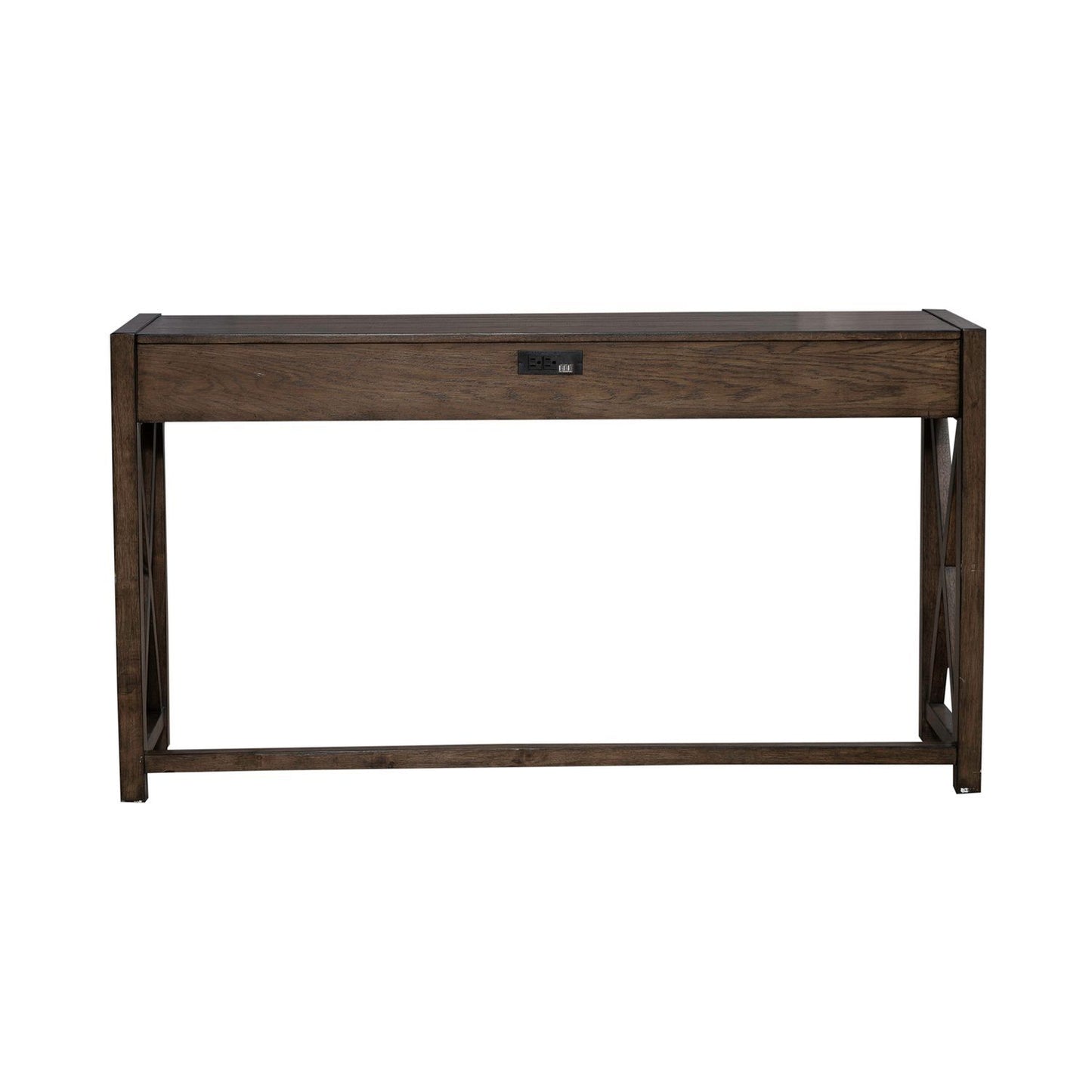 Lennox - Console Bar Table - Weathered Chestnut