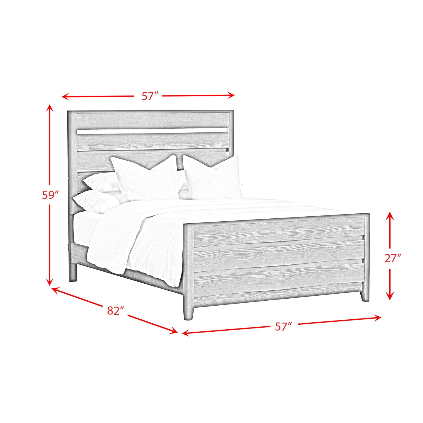 Tobias - Bed With LED