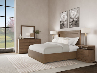 Cascade - King Panel Footboard - Casual Mink