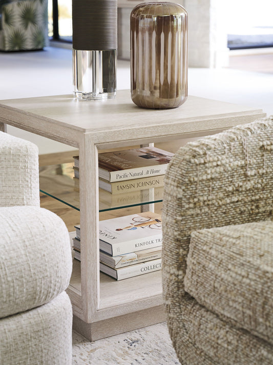 Copacabana - Altura Square End Table - White