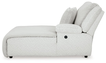 Top Tier - Raf Press Back Power Chaise - Alloy