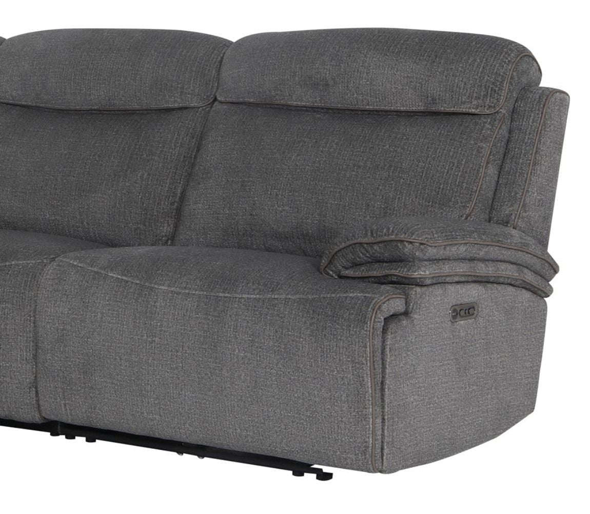 Alpine - Power Right Arm Facing Zero Gravity Recliner P2 - Airy Midnight