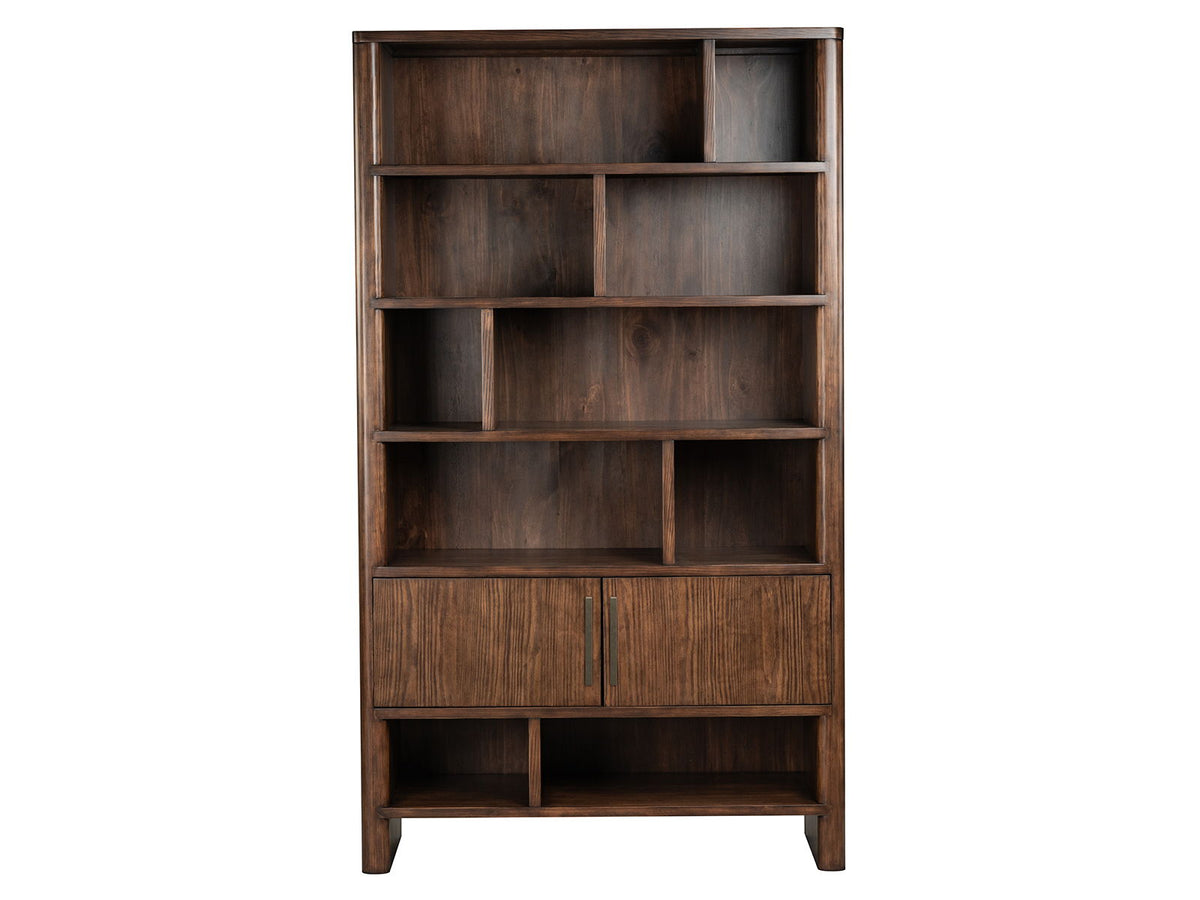 Belville - Display Cabinet - Chestnut Brown