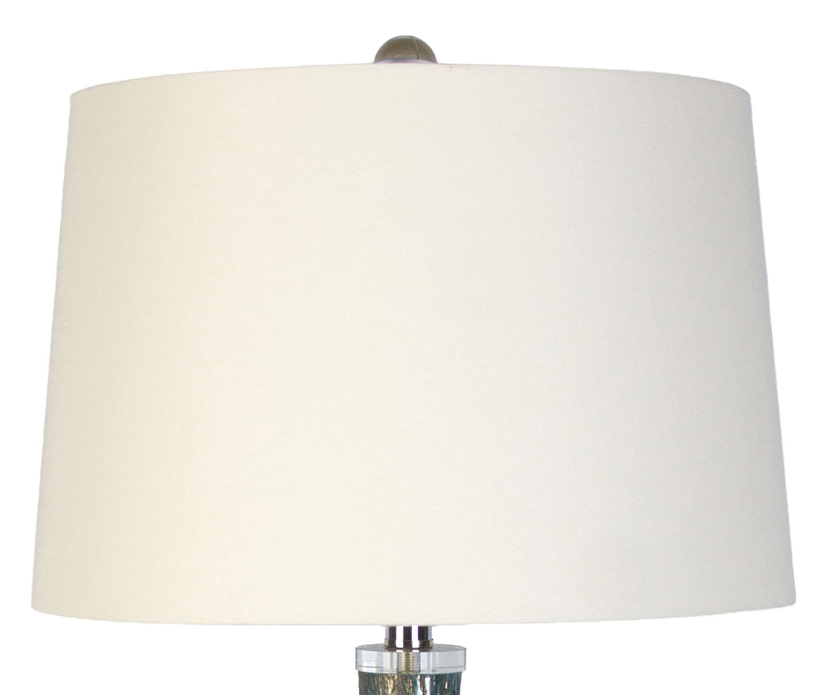 Lagoon Luster - 32 X 16 - Art Glass Table Lamp (Set of 2) - Mottled Teal