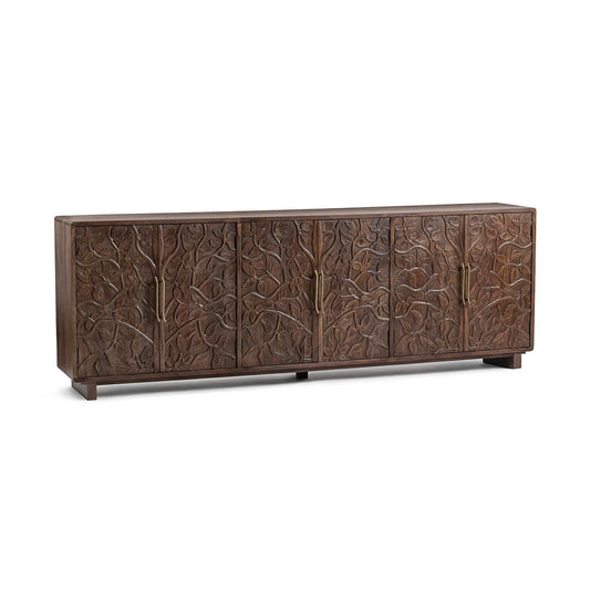 Albero - 6 Door Cabinet - Kona Brown