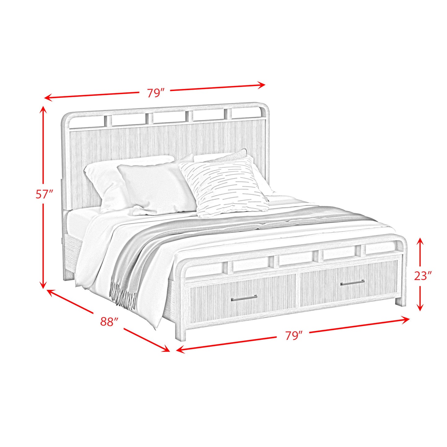 Ridgemont - Storage Bedroom Set