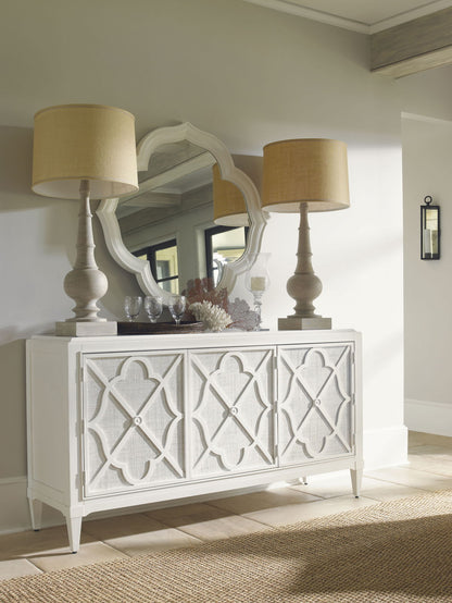 Ivory Key - Paget Mirror - White