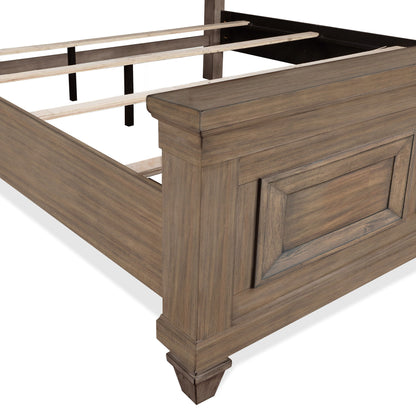 Mariana - 5/0 Queen Footboard & Slats - Vintage Mocha