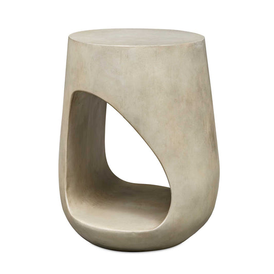 Lithos - Outdoor Accent Table - Gray