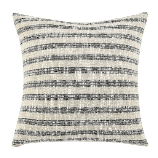 Linna - 24" x 24" Pillow - Natural / Black