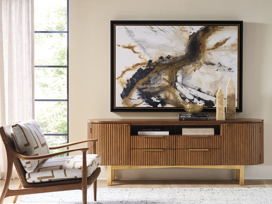 La Costa - Crescent Bay Media Console - Dark Brown
