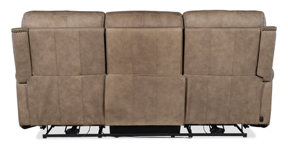 MS - Duncan Power Sofa With Power Headrest & Lumbar