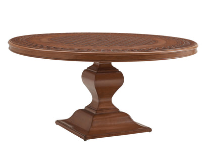 Harbor Isle - Round Dining Table - Dark Brown