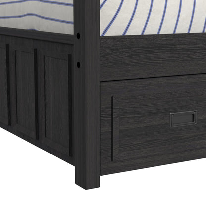 Hampton Kids - Bunk With Ladder And Trundle Bedroom Set