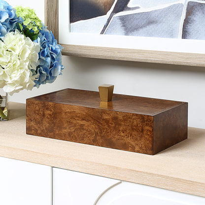 Burl Haven - Box - Dark Brown