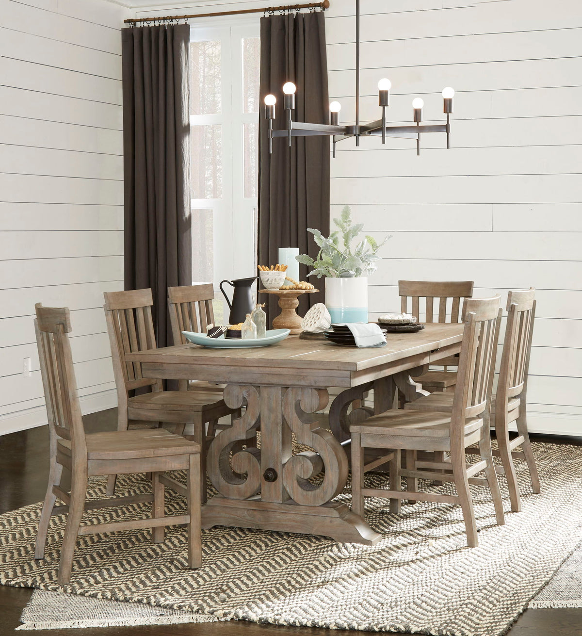 Tinley Park - Rectangular Dining Table - Dove Tail Gray