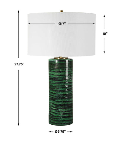 Galeno - Emerald Table Lamp - Green