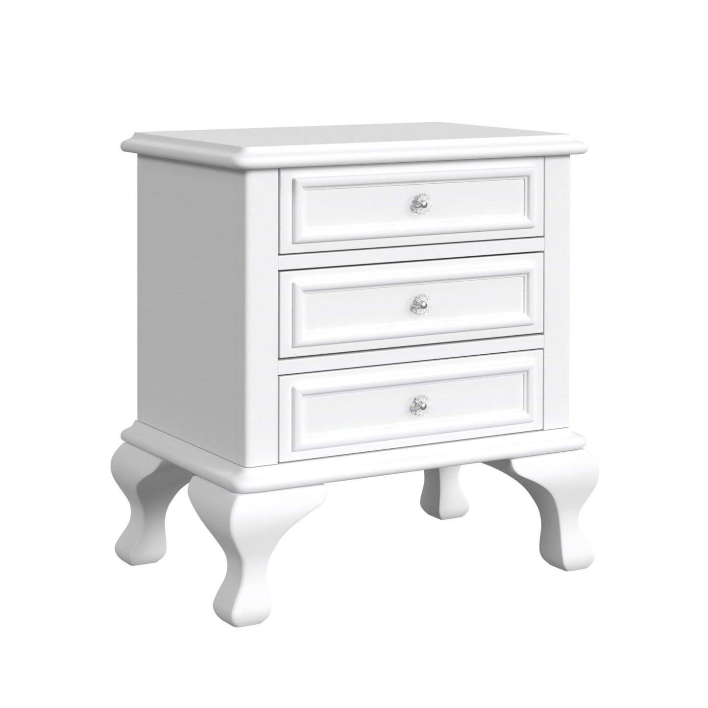 Jesse - 4 Piece Full Panel With Trundle Bedroom Set - White