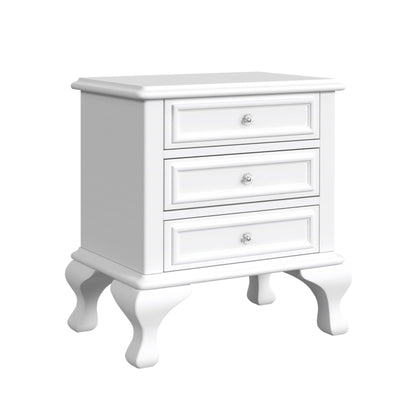 Jesse - 4 Piece Full Panel With Trundle Bedroom Set - White