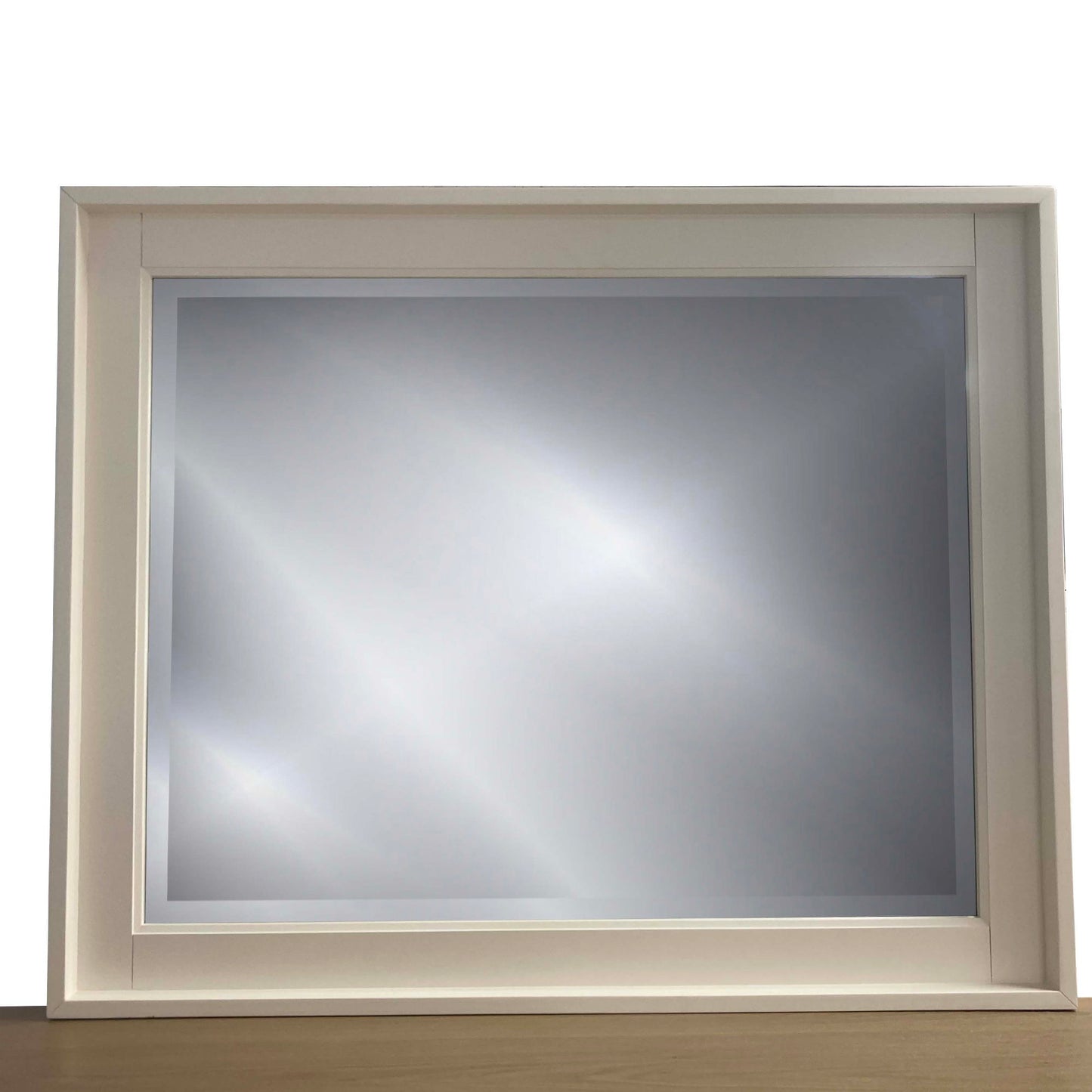 Americana Modern Bedroom - Beveled Landscape Mirror - Cotton