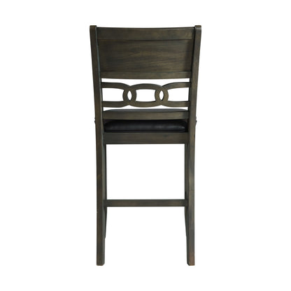 Amherst - Counter Side Chair With PU Cushion (Set of 2) - Gray Finish