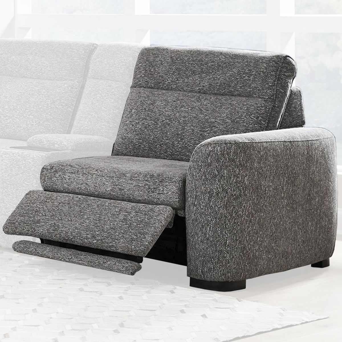 Kline - Power Right Arm Facing Recliner P1 - Nightfall