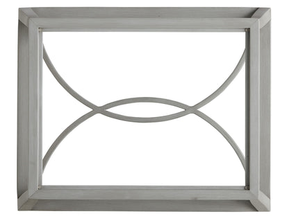 Silver Sands - Rectangular End Table - Pearl Silver