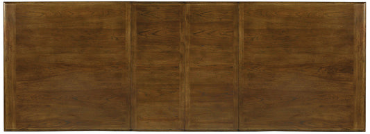 Archivist - Trestle Table With 2-18" Leaves - Dark Brown