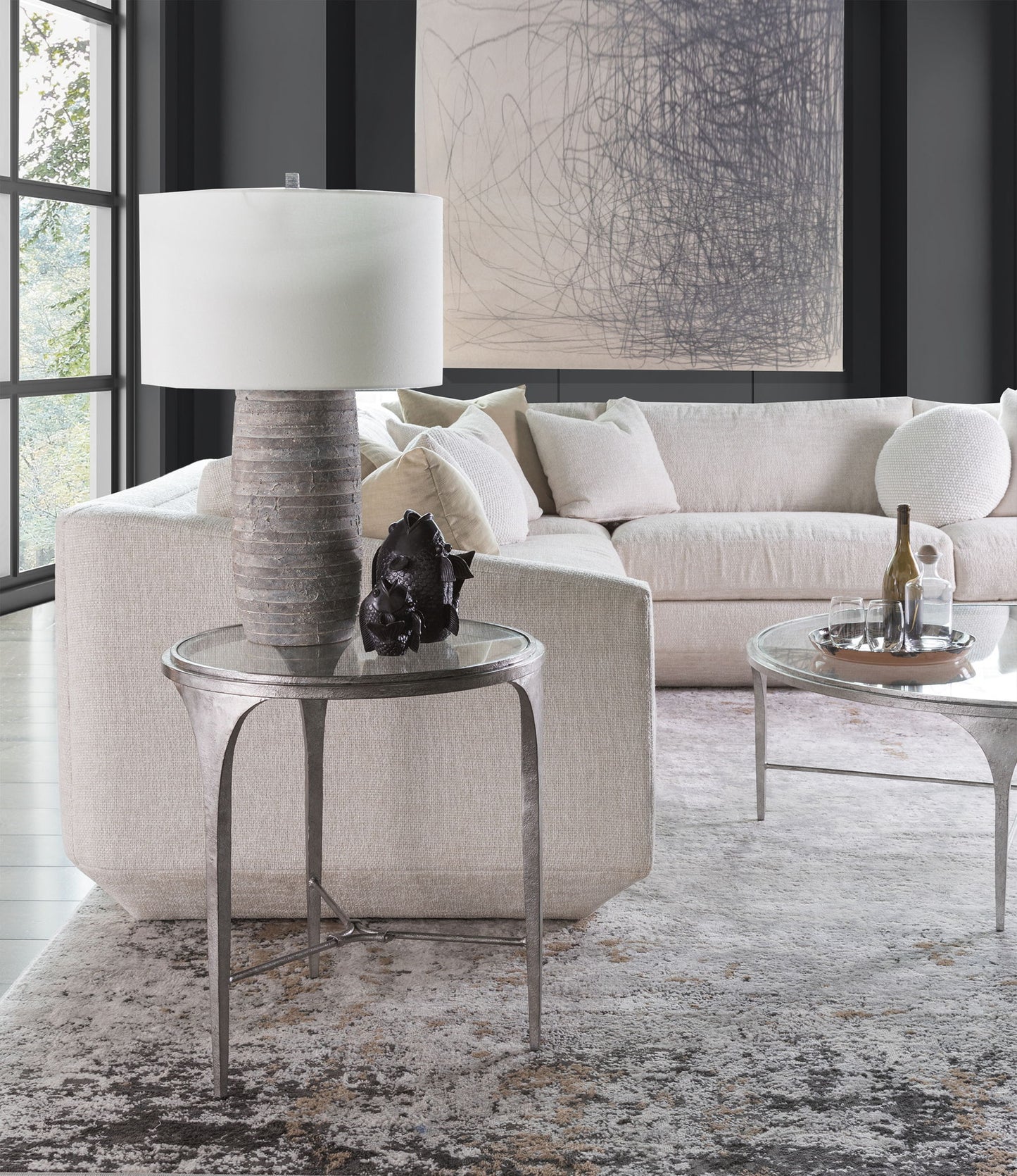 Signature Designs - Porto Round End Table