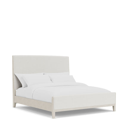 Carmella - Queen Upholstered Footboard - Pebble Oak