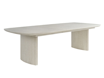 Copacabana - Amador Double Pedistal Dining Table - White