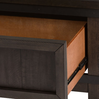 Thornwood Hills - Twin Storage Footboard - Rock Beaten Brown