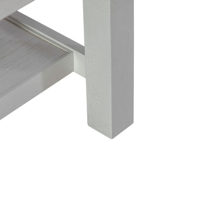 Brook Bay - Trestle Table Base - Textured White / Carbon Gray