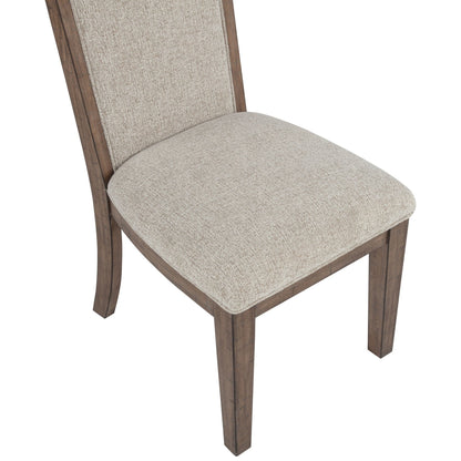 Augusta - Upholstered Side Chair (Set of 2) - Rustic Brown