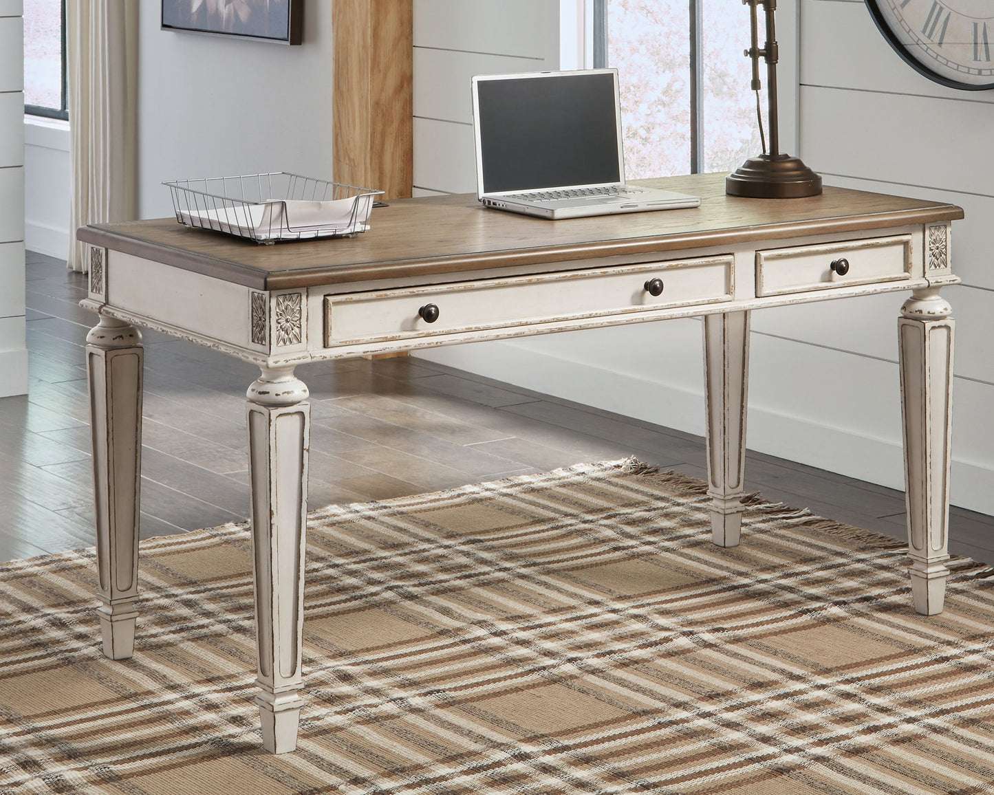 Realyn - Home Office Desk - Light Brown