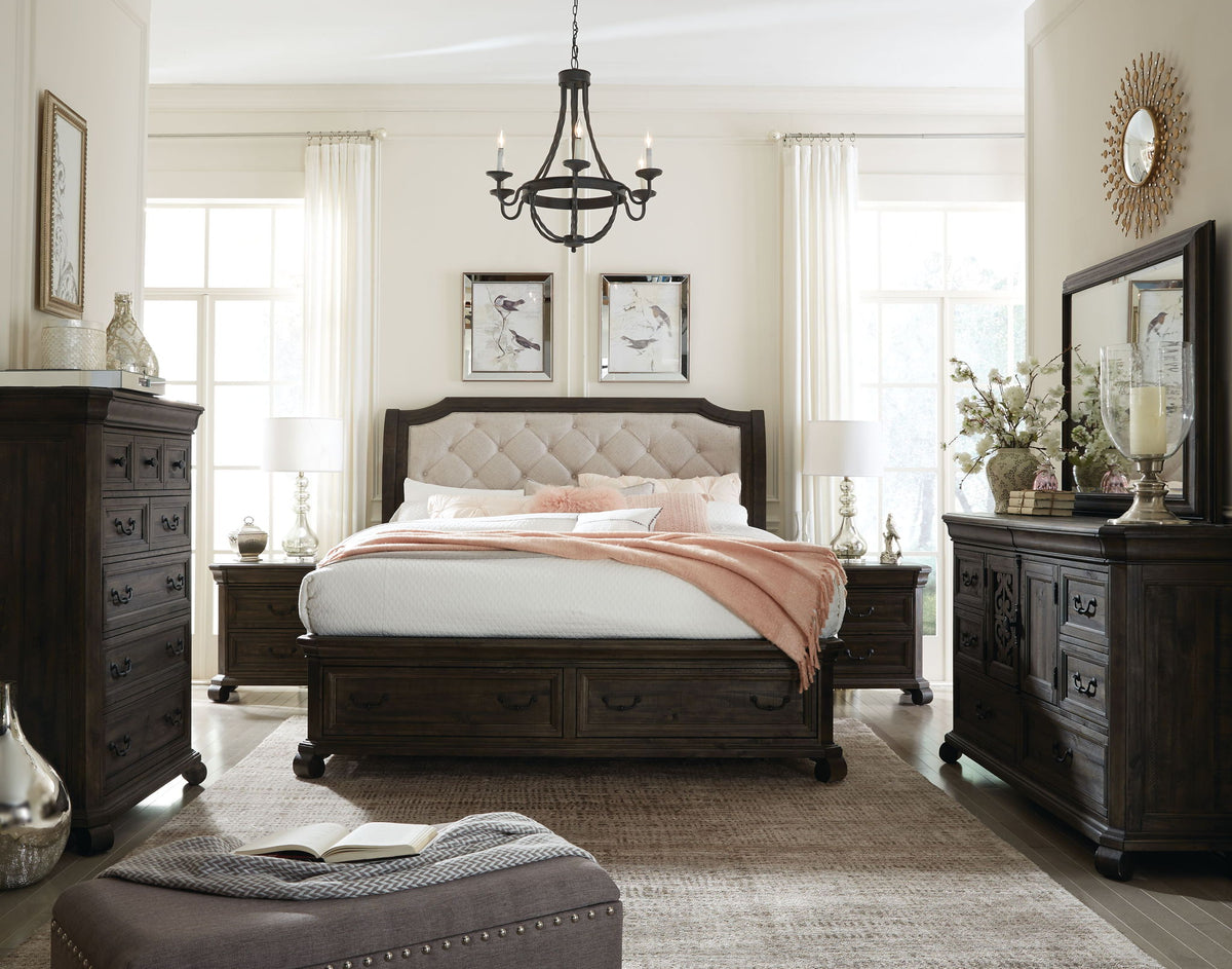 Bellamy - Complete Sleigh Storage Bed