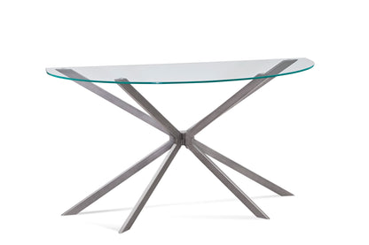 Deen / Tess - Clear Halfmoon Glass Top - Clear