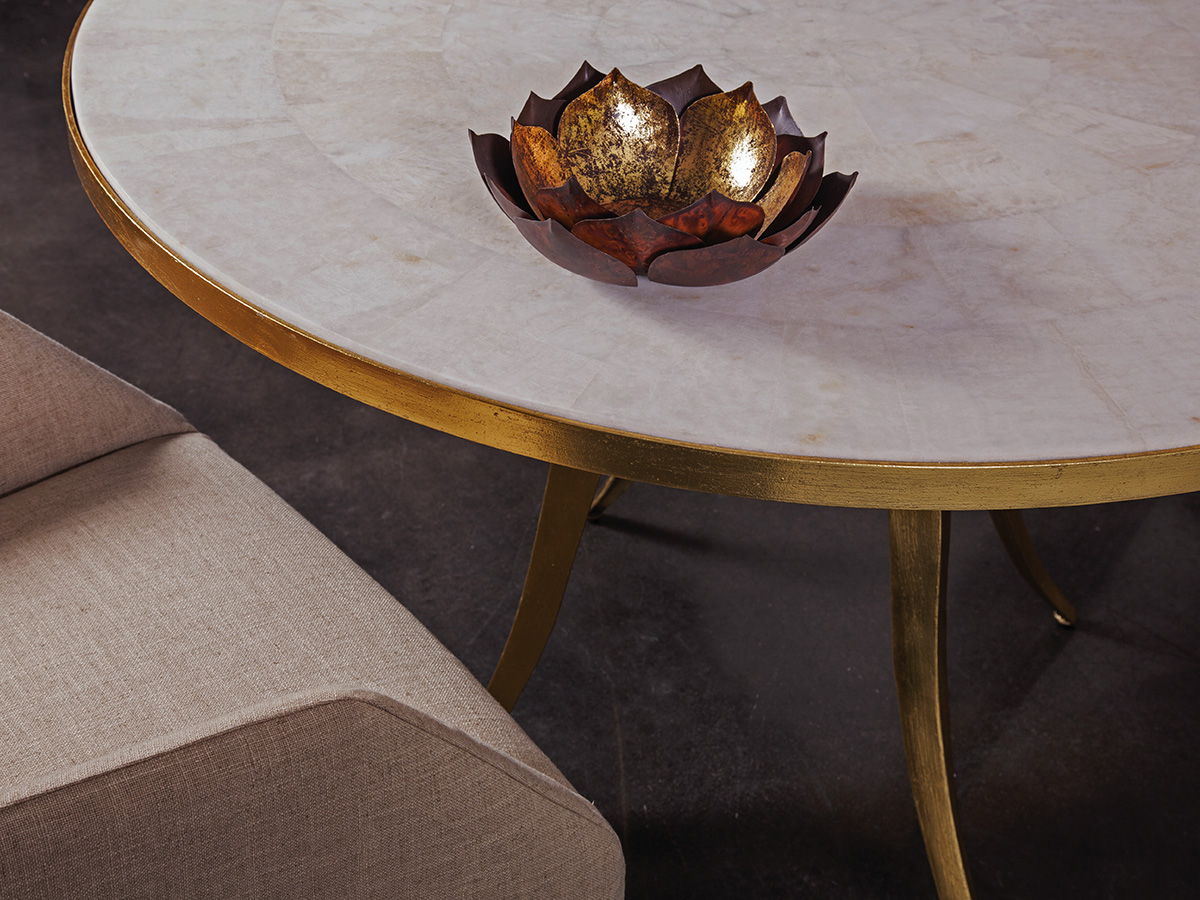 Signature Designs - Crystal Stone Round Table