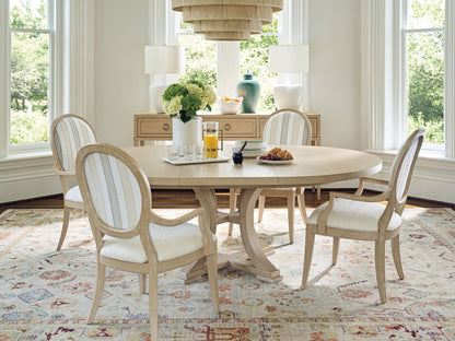 Sunday Morning - Brewster Round Dining Table - Beige