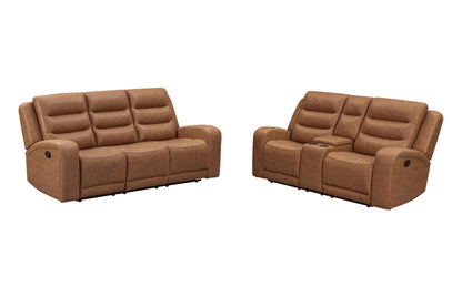 Napa - Manual Console Loveseat - Wrangler Clay