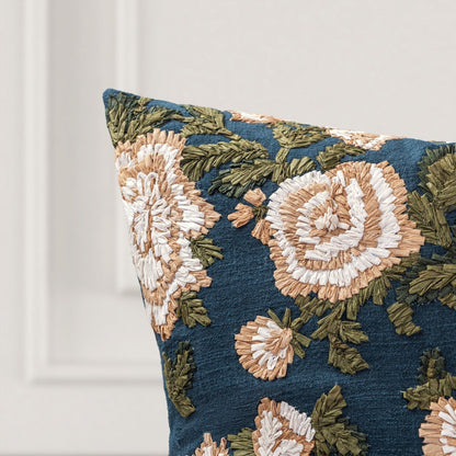 Broadmoor - 18" x 18" JL Pillow - Pond Blue Multi