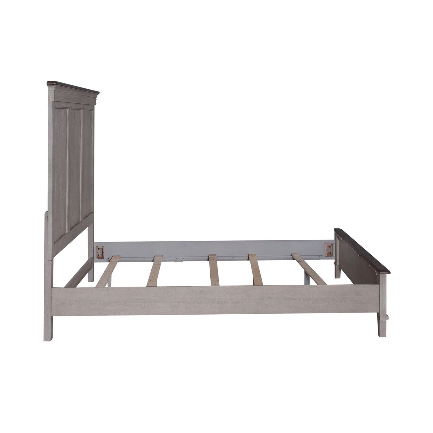 Ivy Hollow - Panel Bed Rails - Weathered Linen / Dusty Taupe