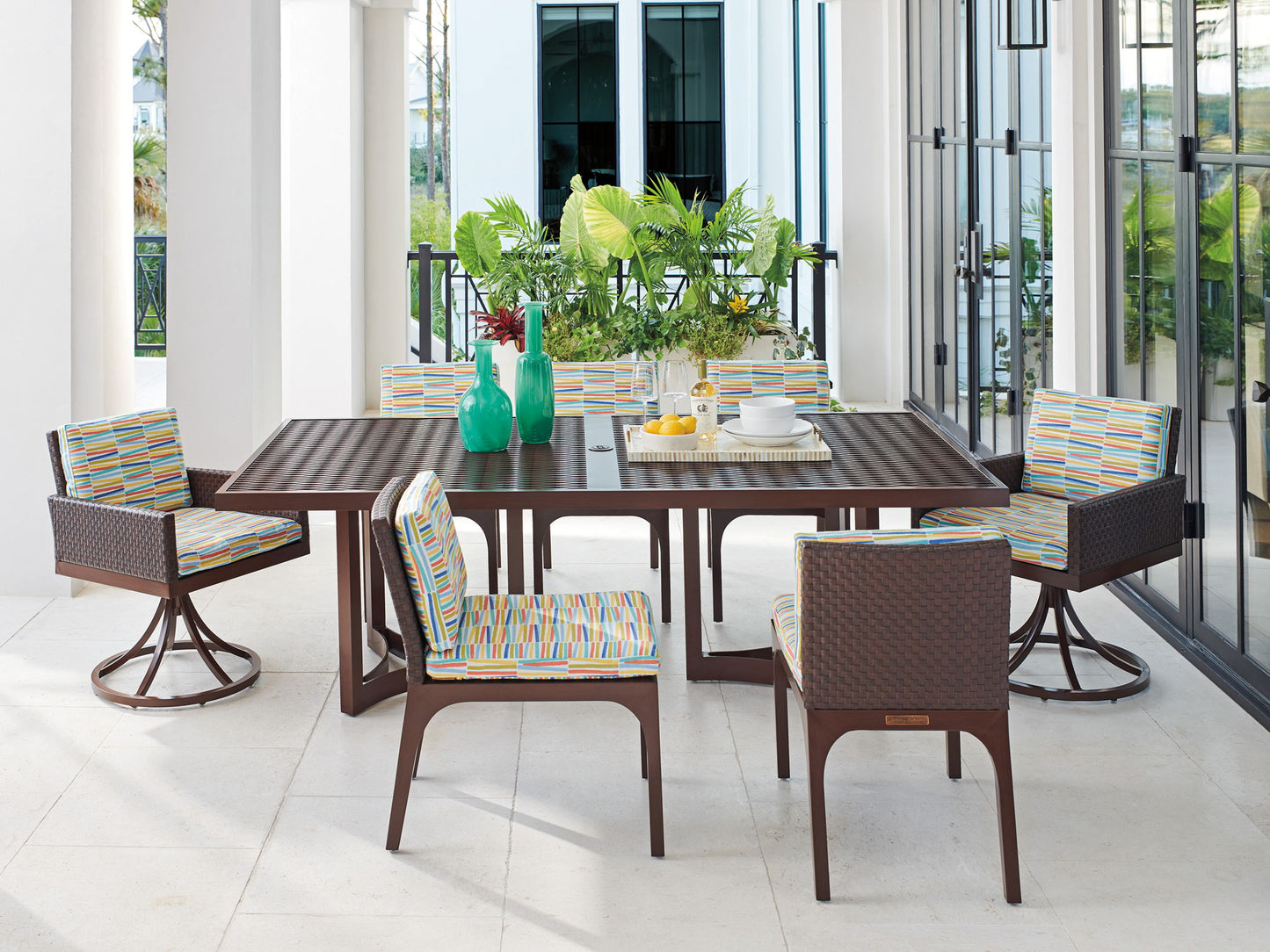 Abaco - Rectangular Dining Table - Dark Brown