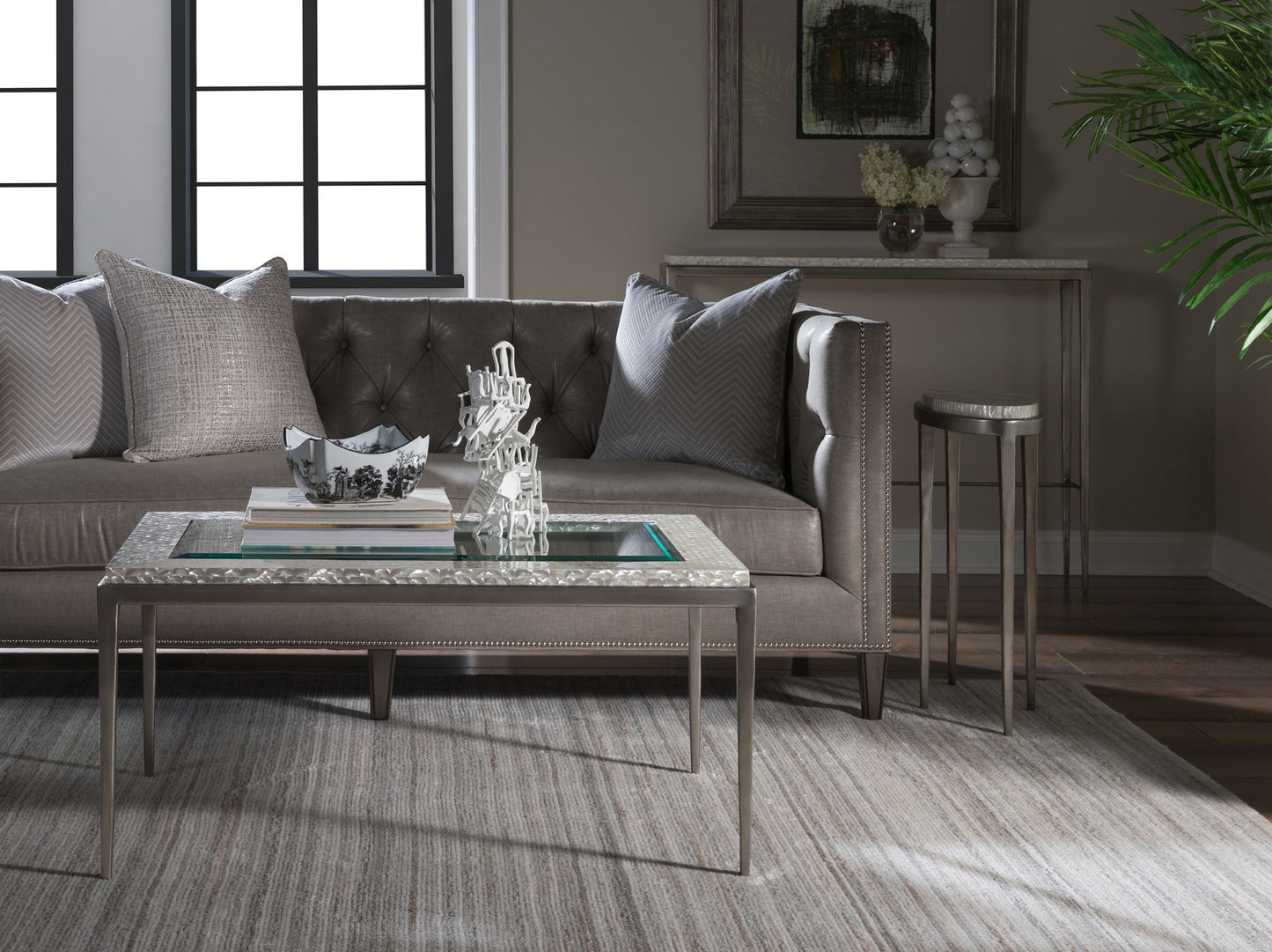 Signature Designs - Brilliante Spot Table - Dark Gray