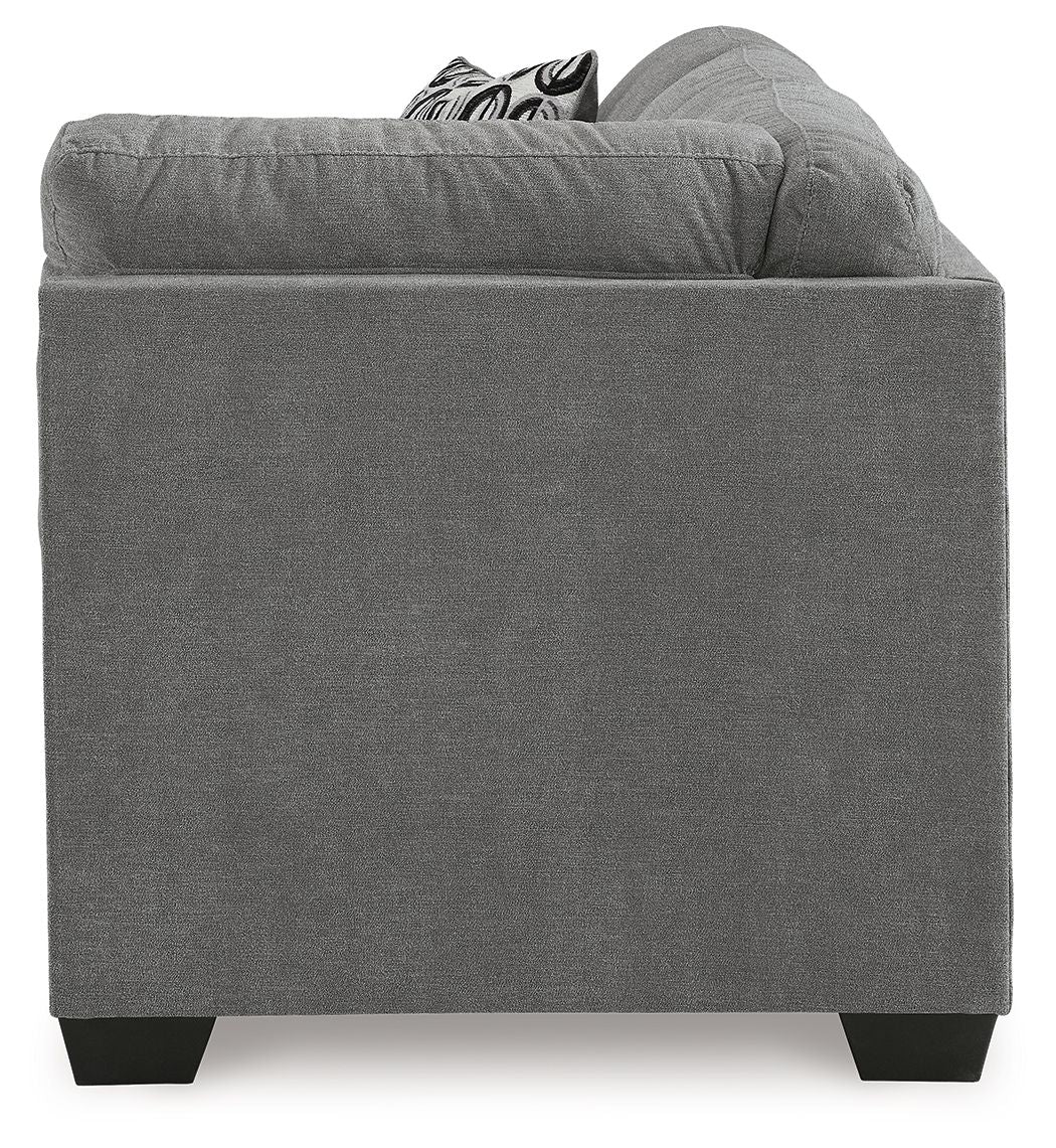 Birkdale Court - Laf Sofa With Corner Wedge - Gray