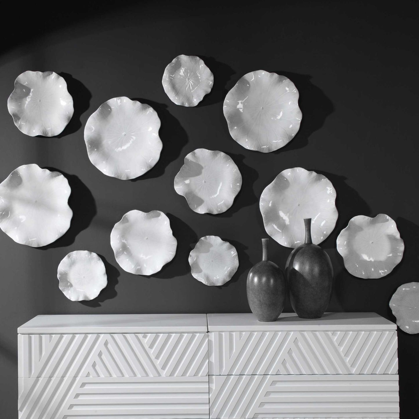 Abella - Ceramic Wall Decor (Set of 3)