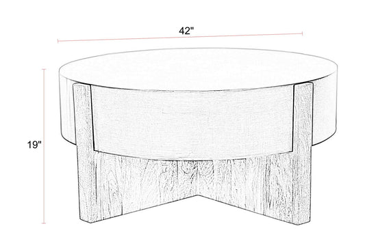 Aspen - 42" Round Cocktail Table With 2 End Tables - Barton Bronze